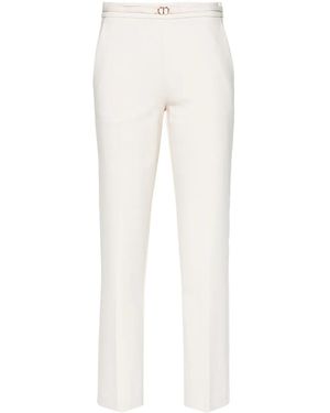 Twinset Pantaloni Oval T - Bianco