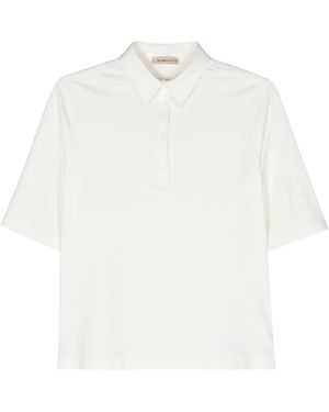 Blanca Vita Half-Button Polo Shirt - White