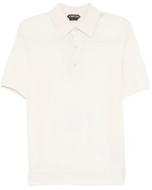 Tom Ford Polo Fine Gauge - Blanco