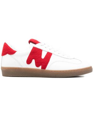 MSGM Leather Trainers - Red