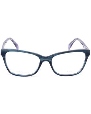 Rag & Bone Geometric-Frame Glasses - Blue