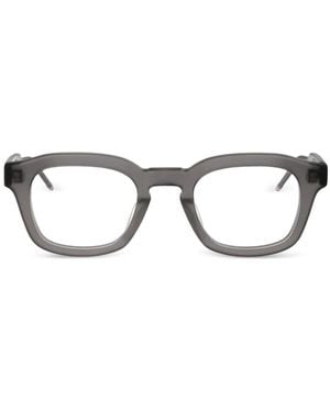 Thom Browne Square-Frame Glasses - Gray