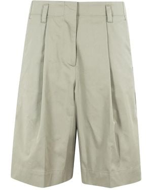 Roberto Collina Cotton Shorts - Grey