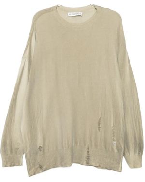 Our Legacy Spray-Dye Distressed Jumper - Natural