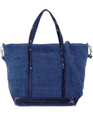Vanessa Bruno Small Cabas Shoulder Bag - Blue