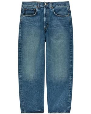 Agolde Deka Faded Straight-Leg Jeans - Blue