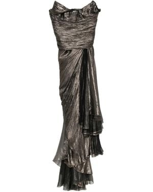 Maria Lucia Hohan Robe Longue Heidi À Design Plissé - White