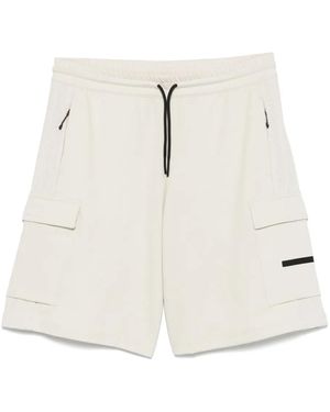 EA7 Joggingshorts Mit Aufgesetzten Taschen - Weiß