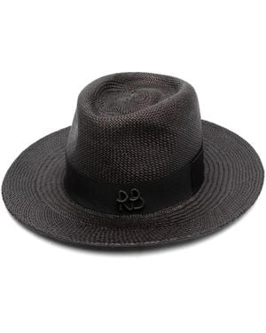 Ruslan Baginskiy Cappello Estivo Con Ricamo - Nero