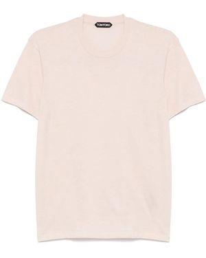 Tom Ford メランジ Tシャツ - ピンク