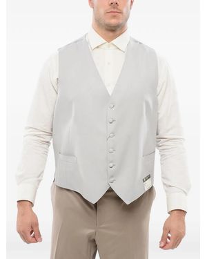 Corneliani Mantua Single-Breasted Waistcoat - White