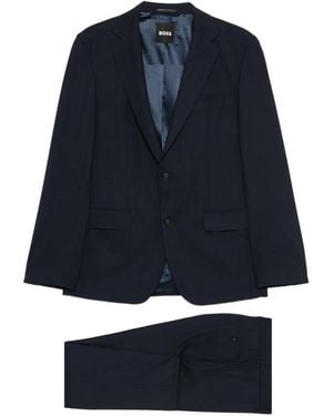 BOSS Notch-Lapel Suit - Blue