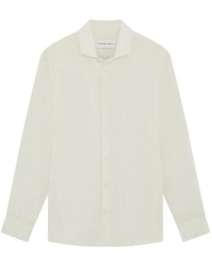 Frescobol Carioca Antonio Linen Shirt - White