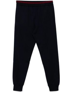 Bally Knitted Track Trousers - Blue