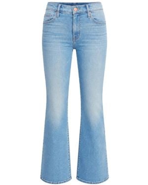 Mother The Doozy Flared-Leg Jeans - Blue