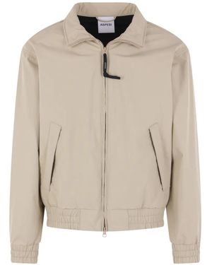 Aspesi Elasticated-Trim Jacket - Natural