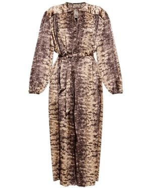 Isabel Marant Luada Silk Dress - White