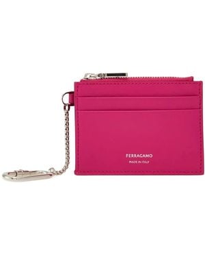 Ferragamo Klassisches Kartenetui - Pink