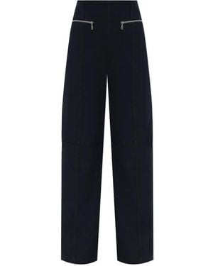 Etro High-Waisted Trousers - Blue
