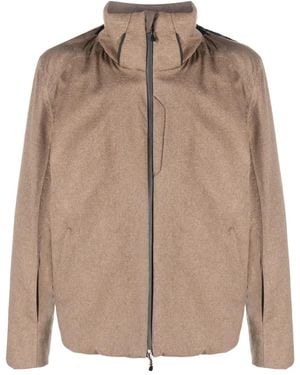 Sease Balma Hooded Cashmere Jacket - Brown
