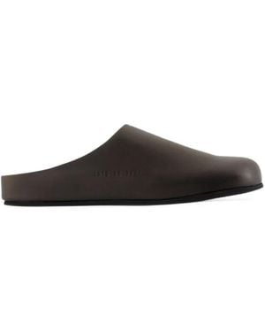 Common Projects Leather Mules - Black