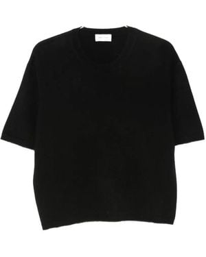 Soft Goat Crew-Neck T-Shirt - Black