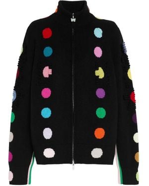Barrie X Damien Hirst The Spots Trui Met Stippen En Vlinderpatch - Zwart