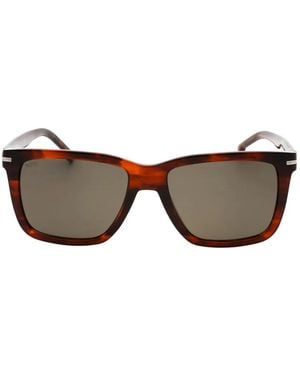 BOSS Rectangle-Frame Sunglasses - Grey
