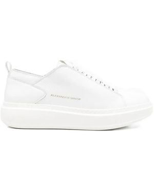 Alexander Smith Wembley Leather Trainers - White