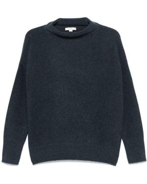 Vince Cashmere Funnel-Neck Jumper - Blue