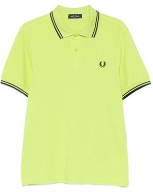 Fred Perry Twin Tipped Polo Shirt - Yellow