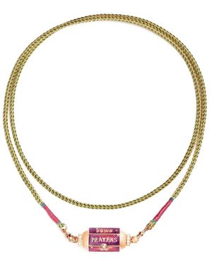 Marie Lichtenberg Collana Prayers Box Love Locket - Rosa