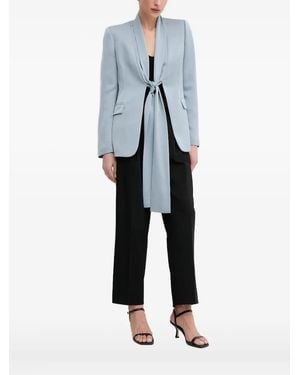 Sandro Ferrone Blazer Con Nodo - Blu