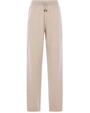 Loro Piana Trainingsbroek Met Trekkoord - Naturel