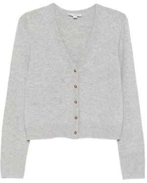 Vince Cárdigan Con Cuello En V - Gris