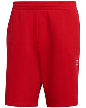 adidas Originals Trefoil Essential Shorts "Better Scarlet" - Red