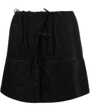 a. roege hove Gebreide Mini-Rok - Zwart