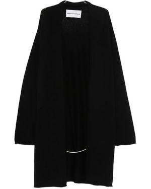 EMERSON RENALDI Open-Front Knitted Cardigan - Black