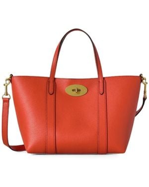 Mulberry Small Bayswater Tote Bag - Red