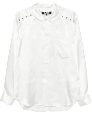 COMME DES GARÇON BLACK Stud-Embellished Shirt - White