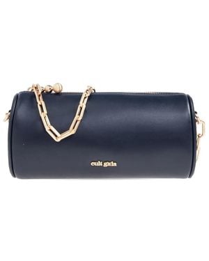 Cult Gaia Cylinder Chain Shoulder Bag - Blue