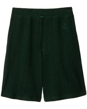 Burberry Bermuda Con Ricamo - Verde