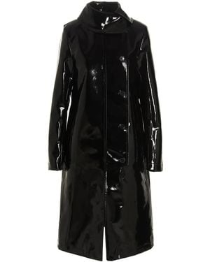 Raf Simons Vinyl Trench Coat - Black