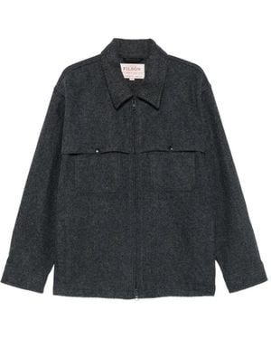 Filson Zip-Up Chest-Pocket Jacket - Black