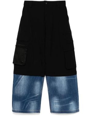 CROQUIS Cargo Con Design A Inserti - Nero