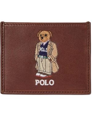 Polo Ralph Lauren Portacarte Polo Bear Piccolo - Marrone