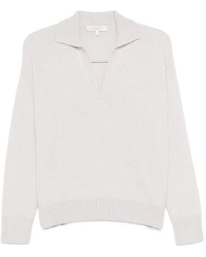 Antonelli Collared Jumper - White