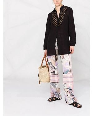 La Perla Camisa Con Botones - Negro