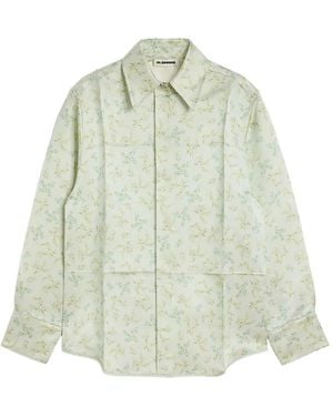 Jil Sander Floral-Print Shirt - White