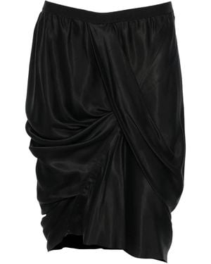 Rick Owens Draped Skirt - Black